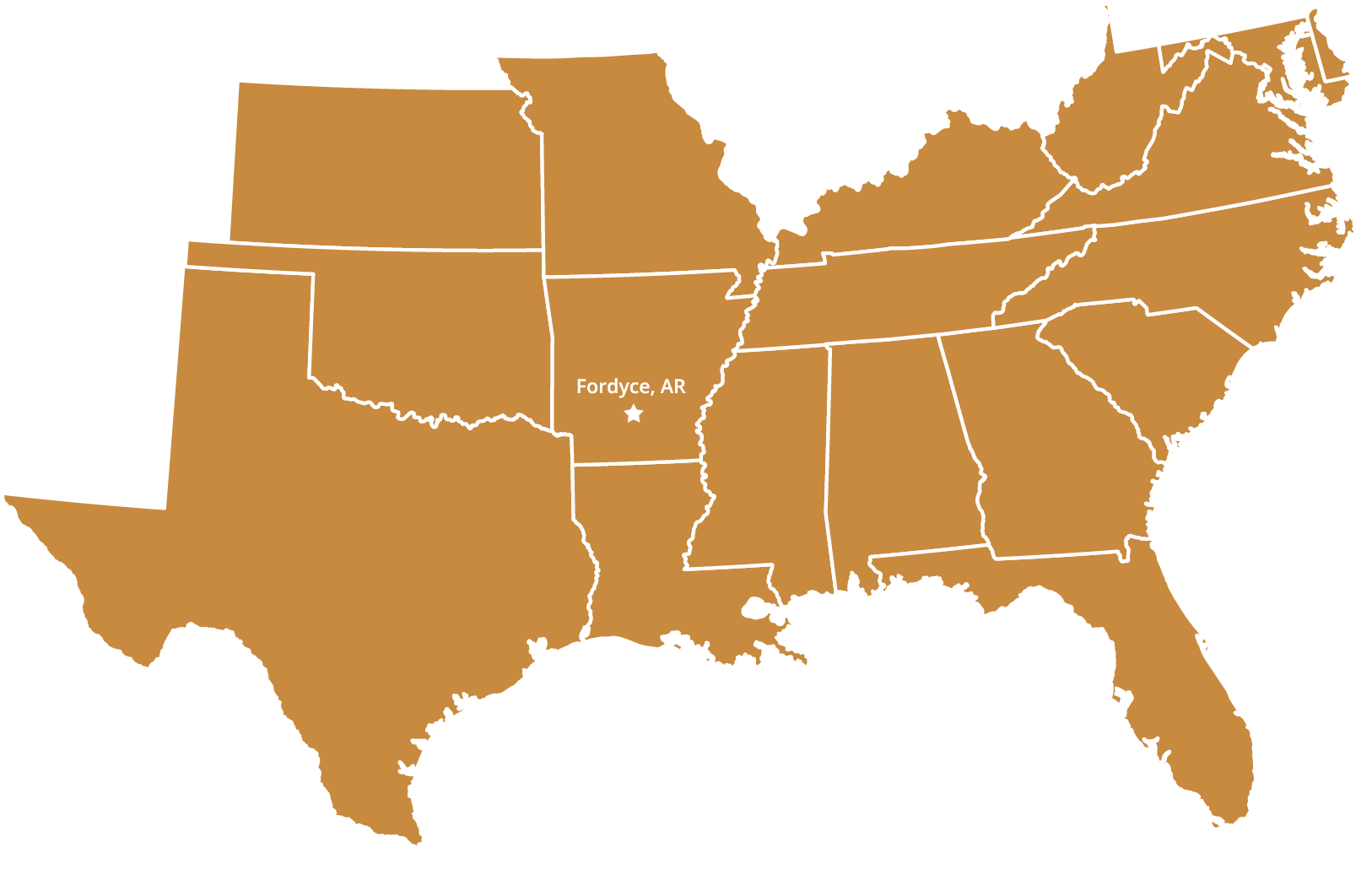 A simple outline map of the United States with bold blue lines tracing the borders of each state and outlining the entire country, including Alaska and Hawaii. No labels or additional details are shown.